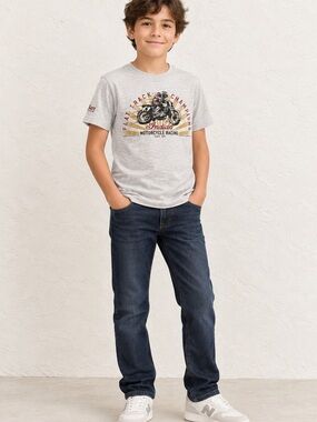 NWT BOYS INDIAN MOTORCYLES TEE SHIRT  L